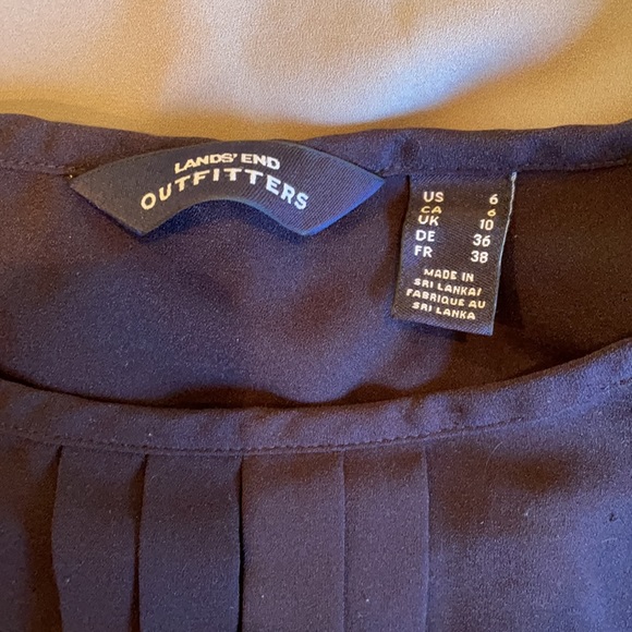 LANDS END Blue & Grey Chase blouse *TWO SHIRTS AVAILABLE* - Picture 6 of 8